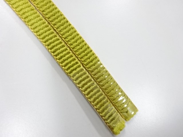  未使用品　正絹　帯留め用　手組四分紐